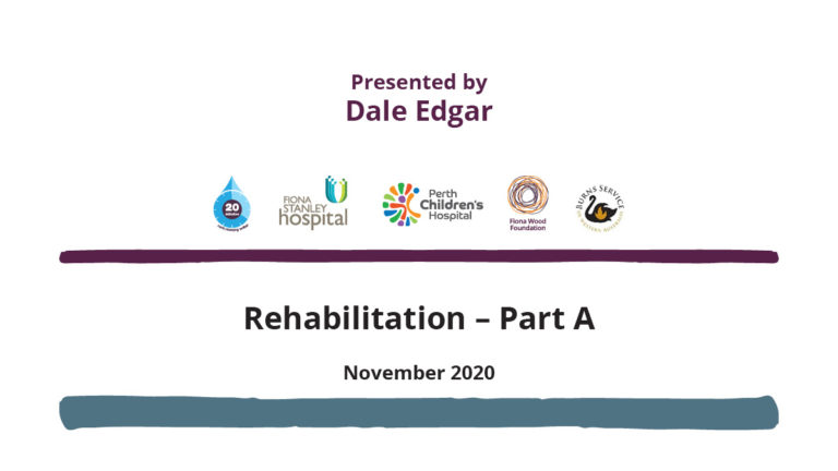 Rehabilitation – Part A