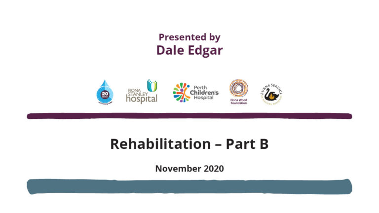 Rehabilitation – Part B